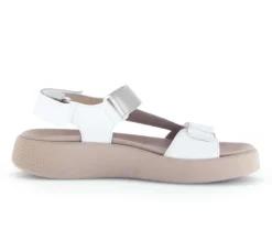 Sandal met riempjes goud