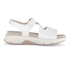 Sandal met riempjes goud
