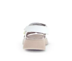 Sandal met riempjes goud