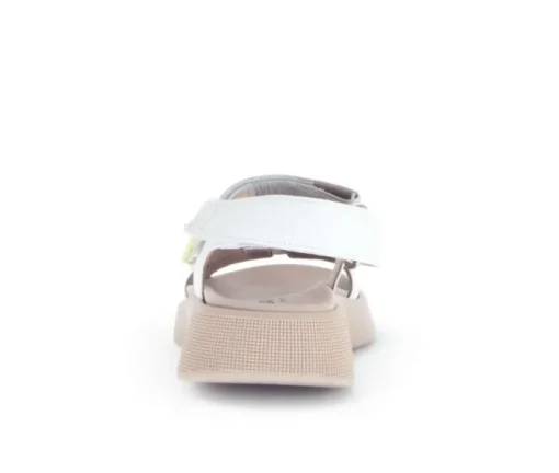 Sandal met riempjes goud