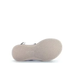 Sandal met riempjes goud