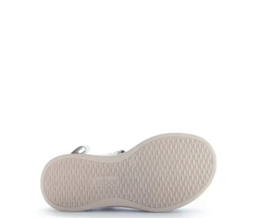 Sandal met riempjes goud