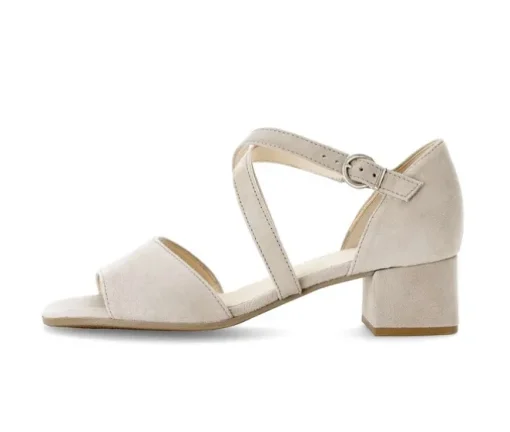Sandal met riempjes grijs