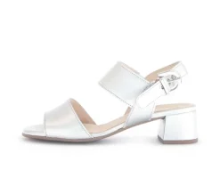 Sandal met riempjes grijs