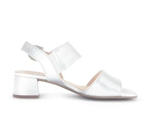 Sandal met riempjes grijs