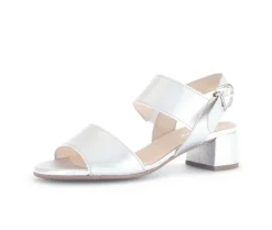 Sandal met riempjes grijs