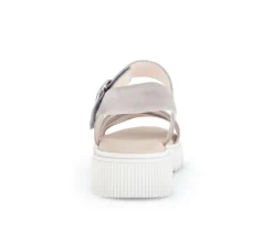 Sandal met riempjes grijs