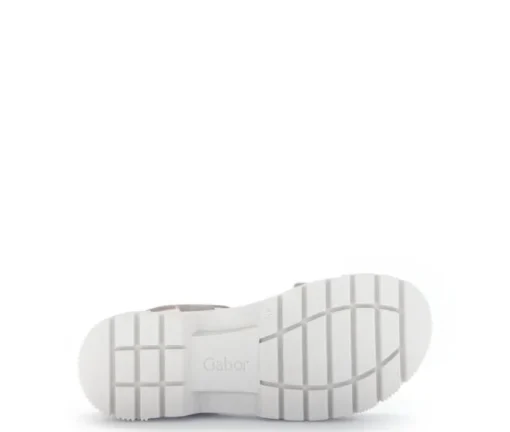 Sandal met riempjes grijs