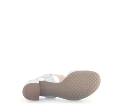 Sandal met riempjes grijs