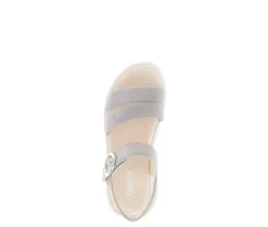 Sandal met riempjes grijs