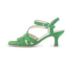 Sandal met riempjes groen