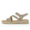 Sandal met riempjes groen