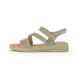 Sandal met riempjes groen