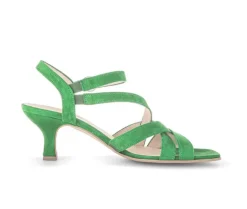 Sandal met riempjes groen