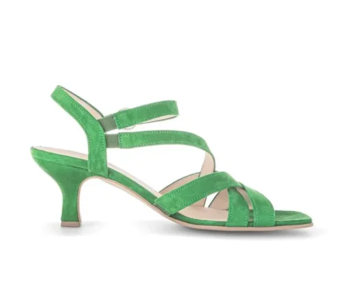Sandal met riempjes groen