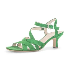 Sandal met riempjes groen