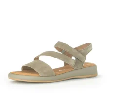 Sandal met riempjes groen
