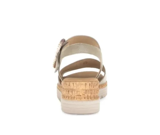 Sandal met riempjes groen