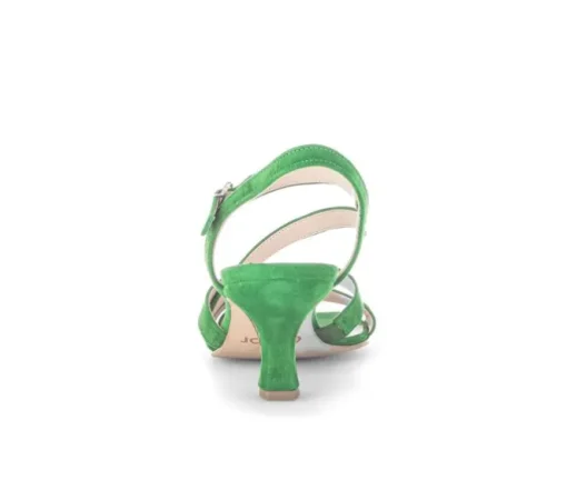 Sandal met riempjes groen