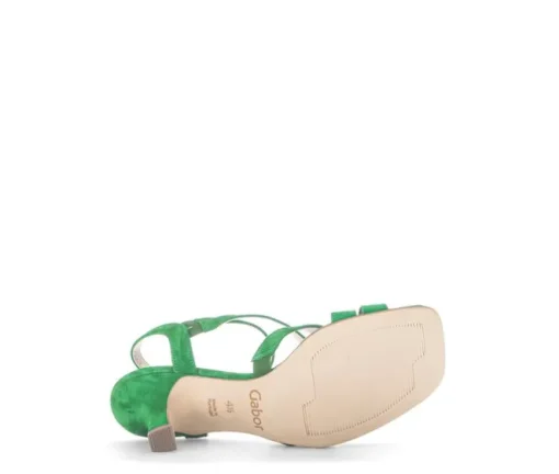 Sandal met riempjes groen