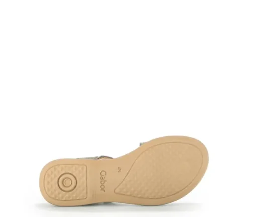 Sandal met riempjes groen