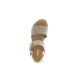 Sandal met riempjes groen