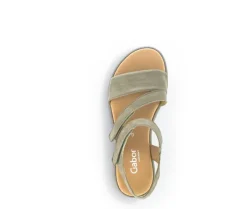 Sandal met riempjes groen