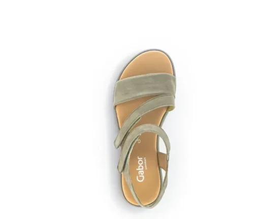 Sandal met riempjes groen