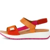 Sandal met riempjes multicolour