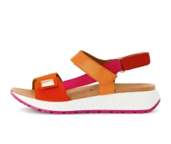 Sandal met riempjes multicolour