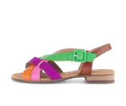 Sandal met riempjes multicolour