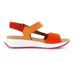 Sandal met riempjes multicolour
