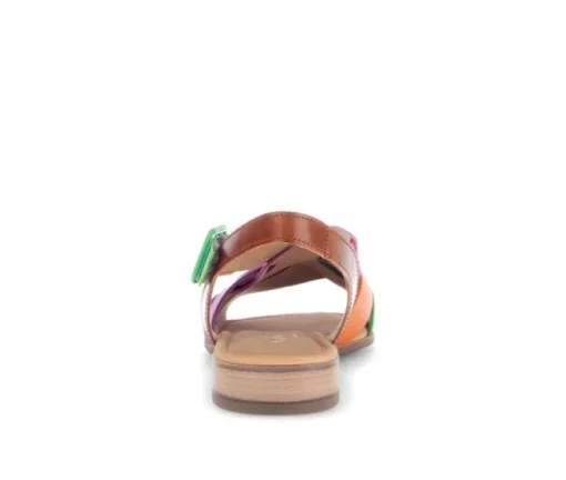 Sandal met riempjes multicolour