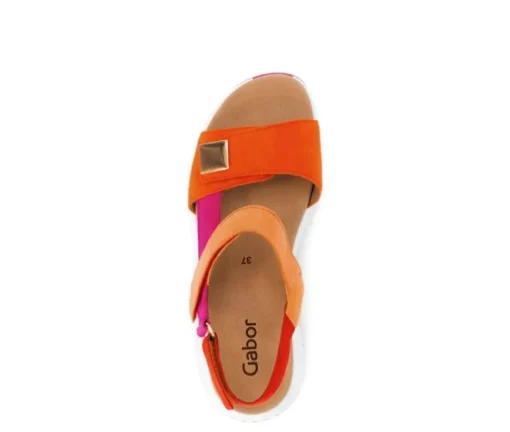 Sandal met riempjes multicolour