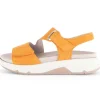 Sandal met riempjes oranje