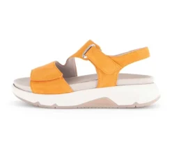 Sandal met riempjes oranje