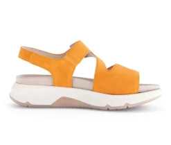 Sandal met riempjes oranje