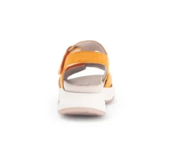 Sandal met riempjes oranje