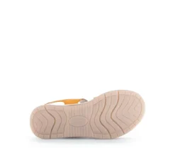 Sandal met riempjes oranje