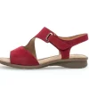 Sandal met riempjes rood