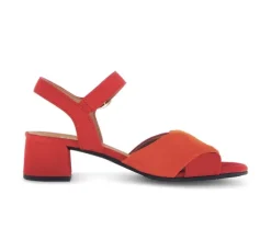 Sandal met riempjes rood