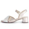 Sandal met riempjes rose