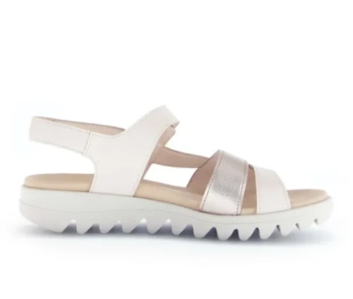 Sandal met riempjes rose