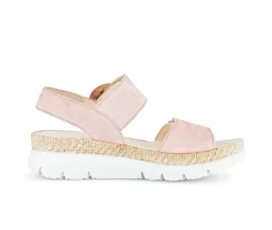 Sandal met riempjes rose