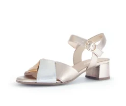 Sandal met riempjes rose