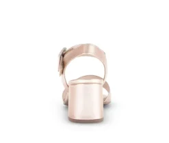 Sandal met riempjes rose