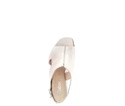 Sandal met riempjes rose