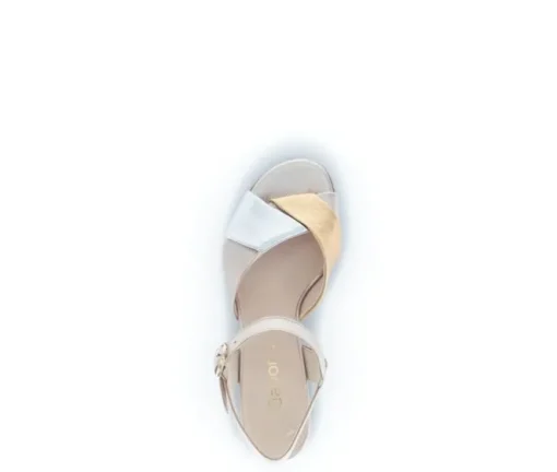 Sandal met riempjes rose