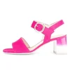 Sandal met riempjes roze