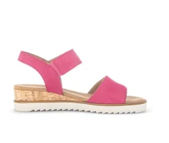 Sandal met riempjes roze